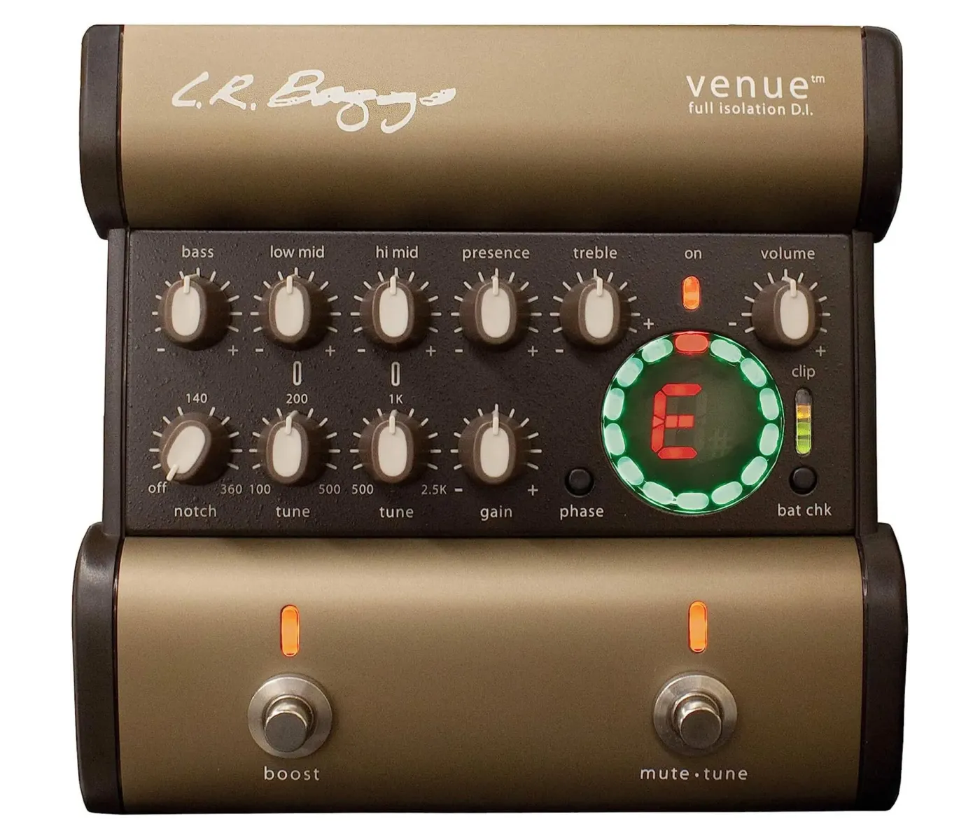 LR Baggs Venue DI Acoustic Guitar Preamp / DI / EQ / Tuner Pedal