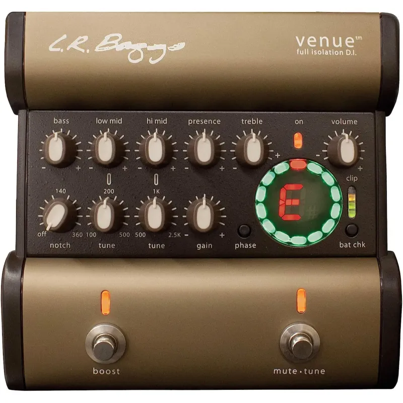 LR Baggs Venue DI Acoustic Guitar Preamp / DI / EQ / Tuner Pedal LR Baggs Venue DI Acoustic Guitar Preamp / DI / EQ / Tuner Pedal