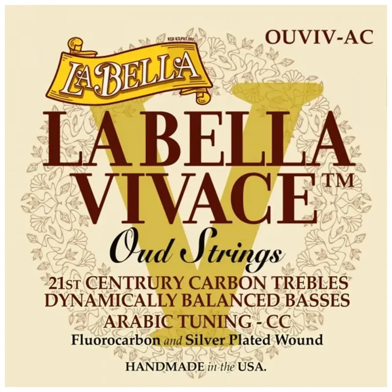 La Bella OUVIV-AC Oud String Arabic Vivace - CC Tuning