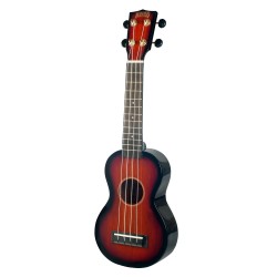 Mahalo MJ13TS Ukulele Soprano M1 Java Translucent Sunburst with Bag