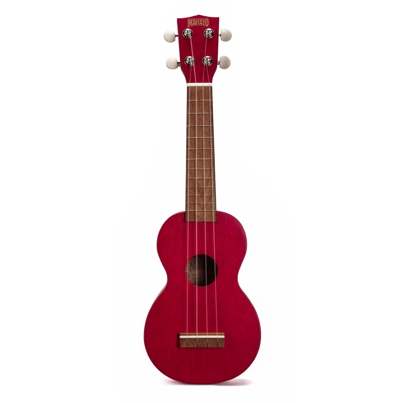 Mahalo MK1TRD Ukulele Soprano M1 Kahiko "K" Series Transparent Red with Bag