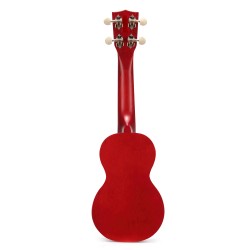 Mahalo MK1TRD Ukulele Soprano M1 Kahiko "K" Series Transparent Red with Bag