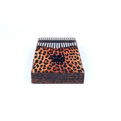 Mahalo MKA17CH Kalimba Cheetah Design Key of C with Bag