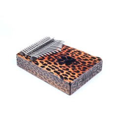 Mahalo MKA17CH Kalimba Cheetah Design Key of C with Bag