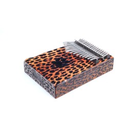 Mahalo MKA17CH Kalimba Cheetah Design Key of C with Bag