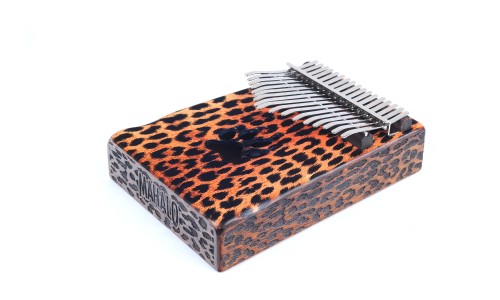 Mahalo MKA17CH Kalimba Cheetah Design Key of C with Bag