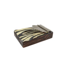 Mahalo MKA17ZE Kalimba Zebra Design Key of C with Bag