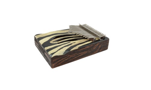 Mahalo MKA17ZE Kalimba Zebra Design Key of C with Bag