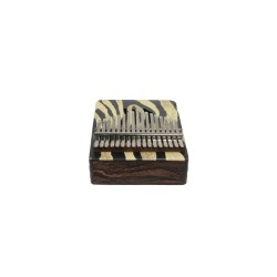 Mahalo MKA17ZE Kalimba Zebra Design Key of C with Bag