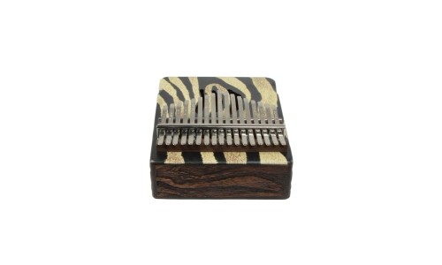 Mahalo MKA17ZE Kalimba Zebra Design Key of C with Bag