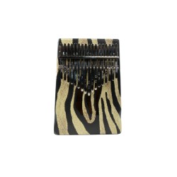 Mahalo MKA17ZE Kalimba Zebra Design Key of C with Bag