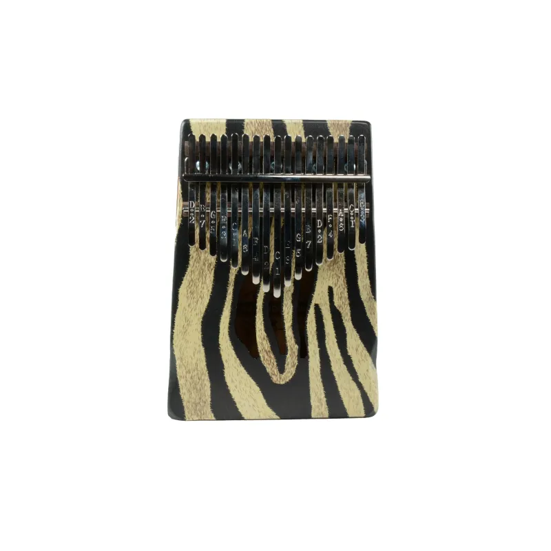 Mahalo MKA17ZE Kalimba Zebra Design Key of C with Bag