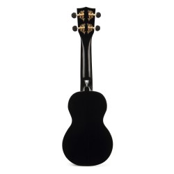 Mahalo MR1BK Ukulele Soprano M1 Rainbow "R" Series Black with Bag