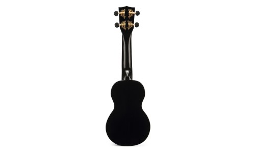 Mahalo MR1BK Ukulele Soprano M1 Rainbow "R" Series Black with Bag