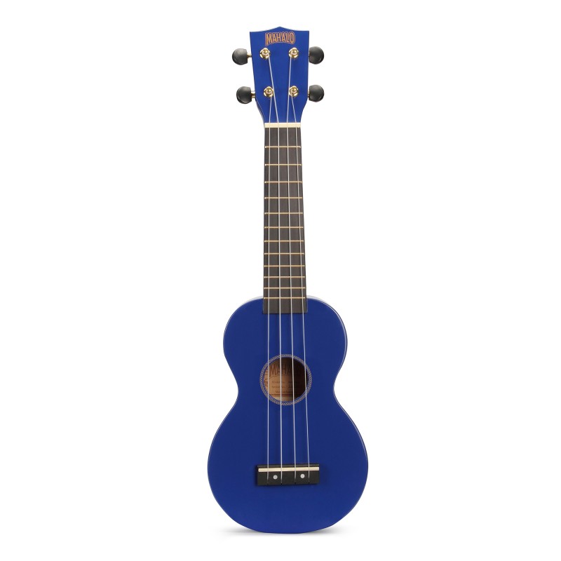 Mahalo MR1BU Ukulele Soprano M1 Rainbow "R" Series Blue with Bag