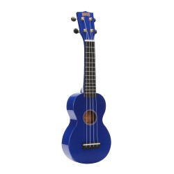 Mahalo MR1BU Ukulele Soprano M1 Rainbow "R" Series Blue with Bag