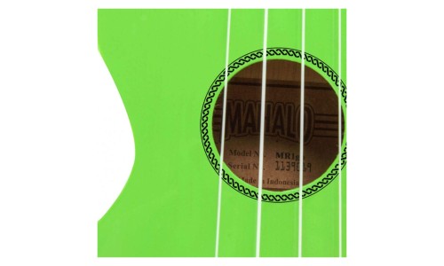 Mahalo MR1GN Ukulele Soprano M1 Rainbow "R" Series Green with Bag