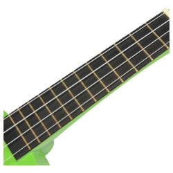 Mahalo MR1GN Ukulele Soprano M1 Rainbow "R" Series Green with Bag