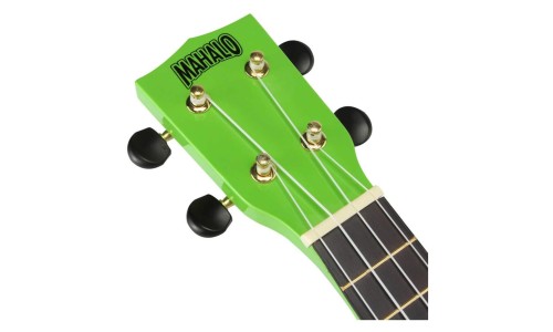 Mahalo MR1GN Ukulele Soprano M1 Rainbow "R" Series Green with Bag