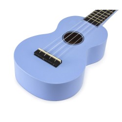 Mahalo MR1LBU Ukulele Soprano M1 Rainbow "R" Series Light Blue with Bag