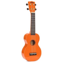 Mahalo MR1OR Ukulele Soprano M1 Rainbow "R" Series Orange with Bag