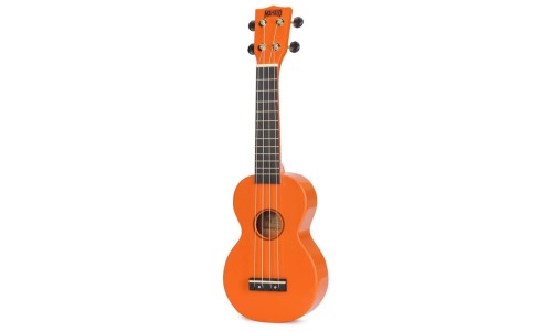 Mahalo MR1OR Ukulele Soprano M1 Rainbow "R" Series Orange with Bag