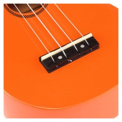 Mahalo MR1OR Ukulele Soprano M1 Rainbow "R" Series Orange with Bag