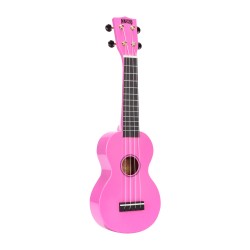 Mahalo MR1PK Ukulele Soprano M1 Rainbow "R" Series Pink with Bag