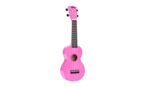 Mahalo MR1PK Ukulele Soprano M1 Rainbow "R" Series Pink with Bag