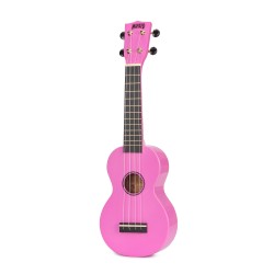 Mahalo MR1PK Ukulele Soprano M1 Rainbow "R" Series Pink with Bag