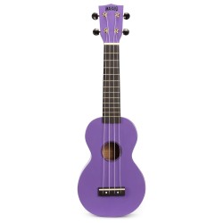 Mahalo MR1PP Ukulele Soprano M1 Rainbow "R" Series Purple with Bag