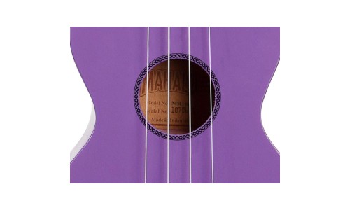 Mahalo MR1PP Ukulele Soprano M1 Rainbow "R" Series Purple with Bag