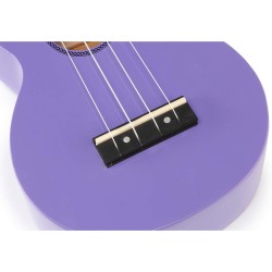 Mahalo MR1PP Ukulele Soprano M1 Rainbow "R" Series Purple with Bag