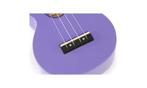 Mahalo MR1PP Ukulele Soprano M1 Rainbow "R" Series Purple with Bag