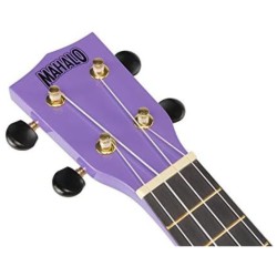 Mahalo MR1PP Ukulele Soprano M1 Rainbow "R" Series Purple with Bag