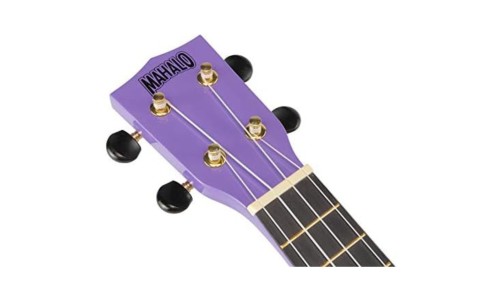 Mahalo MR1PP Ukulele Soprano M1 Rainbow "R" Series Purple with Bag