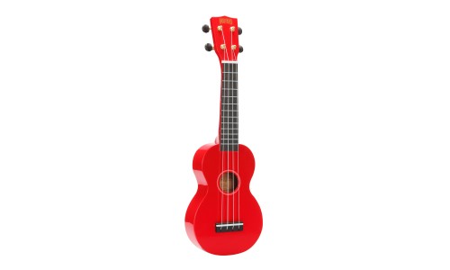 Mahalo MR1RD Ukulele Soprano M1 Rainbow "R" Series Red with Bag