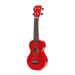 Mahalo MR1RD Ukulele Soprano M1 Rainbow "R" Series Red with Bag