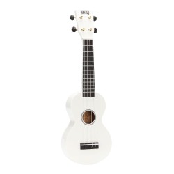 Mahalo MR1WT Ukulele Soprano M1 Rainbow "R" Series White with Bag