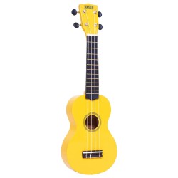 Mahalo MR1YW Ukulele Soprano M1 Rainbow "R" Series Yellow with Bag