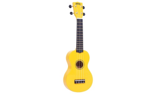 Mahalo MR1YW Ukulele Soprano M1 Rainbow "R" Series Yellow with Bag