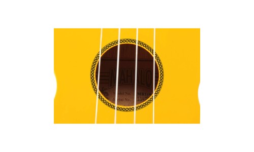 Mahalo MR1YW Ukulele Soprano M1 Rainbow "R" Series Yellow with Bag