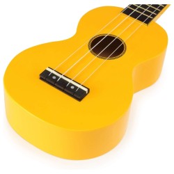 Mahalo MR1YW Ukulele Soprano M1 Rainbow "R" Series Yellow with Bag