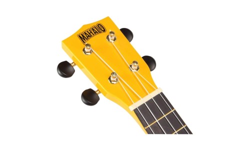 Mahalo MR1YW Ukulele Soprano M1 Rainbow "R" Series Yellow with Bag