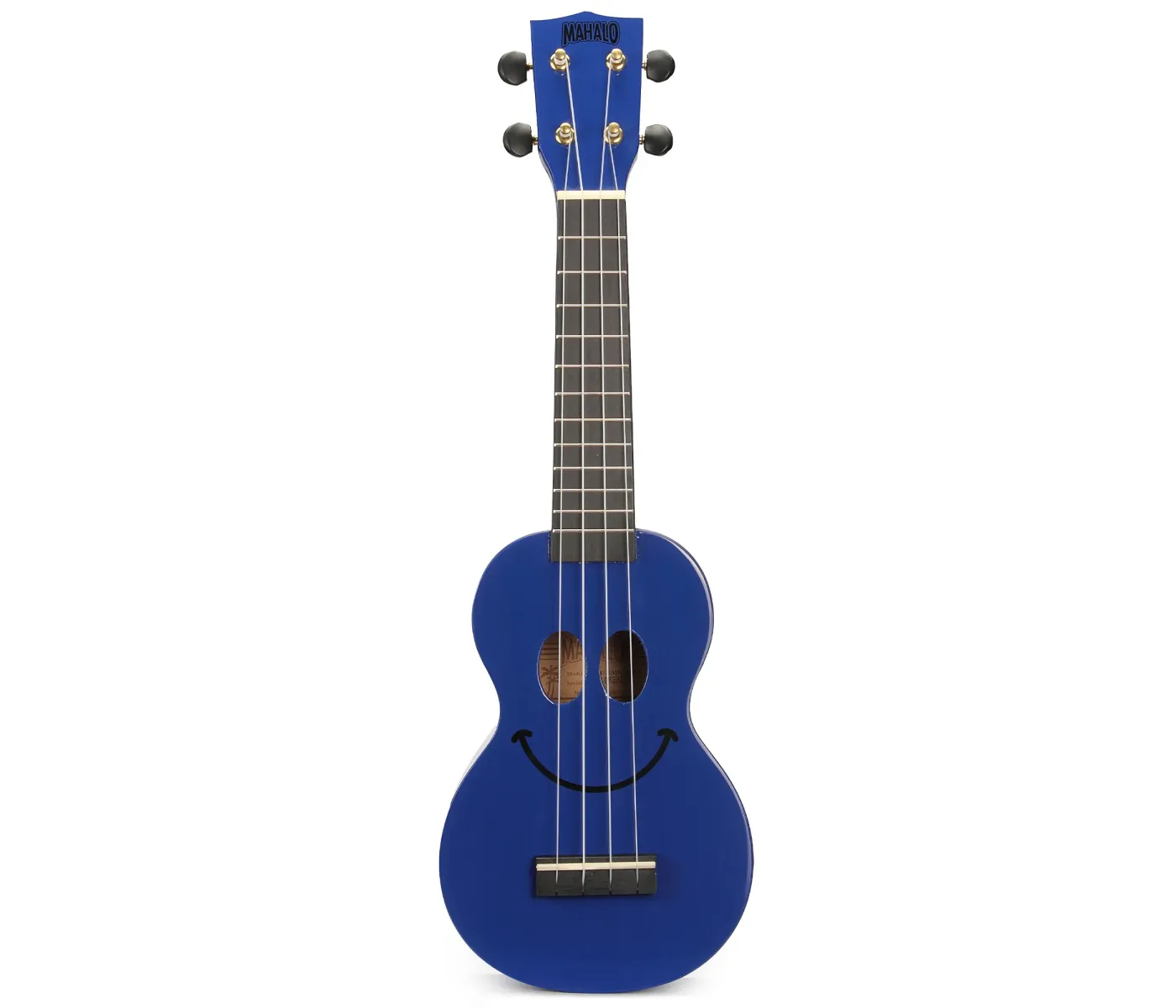 Mahalo Ukulele Soprano U-Smile Series Blue with Bag