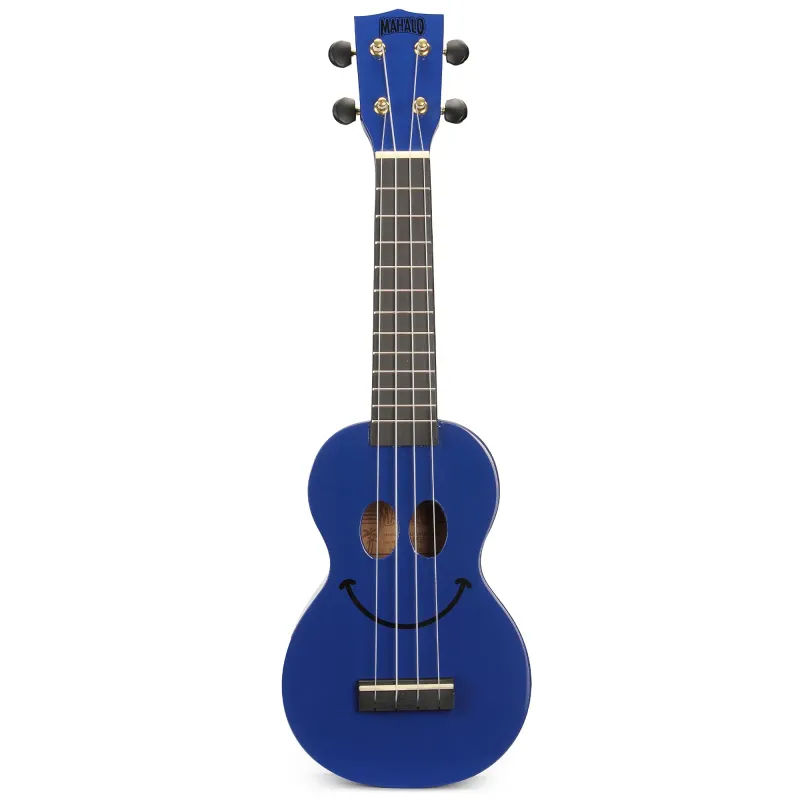 Mahalo Ukulele Soprano U-Smile Series Blue with Bag