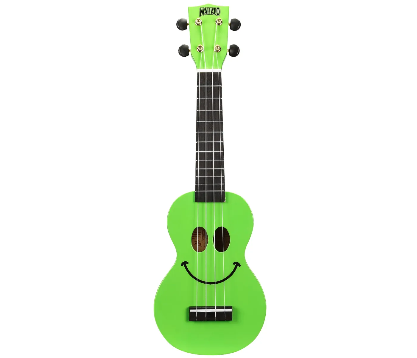 Mahalo Ukulele Soprano U-Smile Series Green with Bag