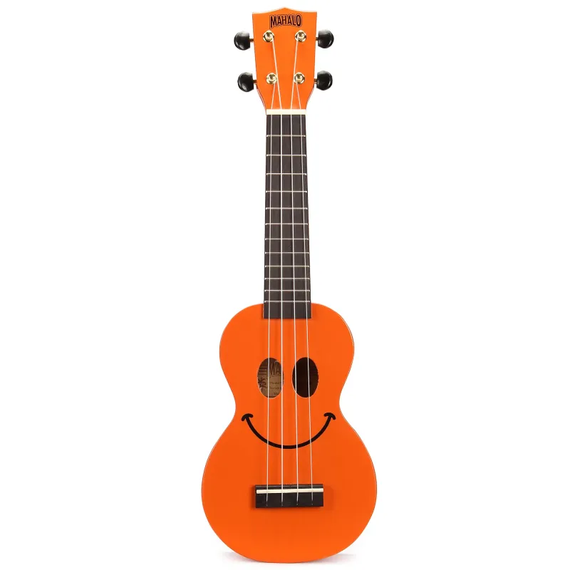 Mahalo Ukulele Soprano U-Smile Series Orange with Bag