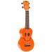 Mahalo Ukulele Soprano U-Smile Series Orange with Bag