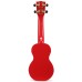 Mahalo Ukulele Soprano U-Smile Series Red with Bag